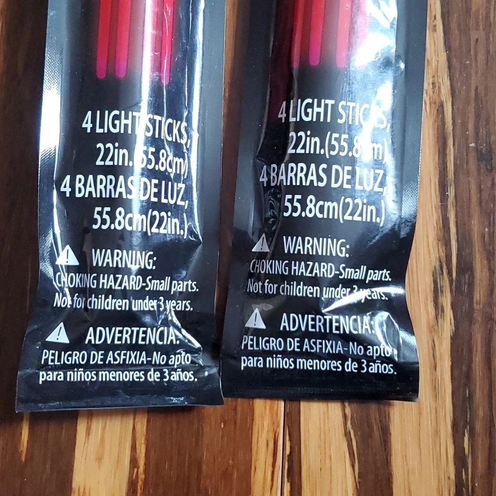 Glow Party Light Sticks - Red, White, Blue